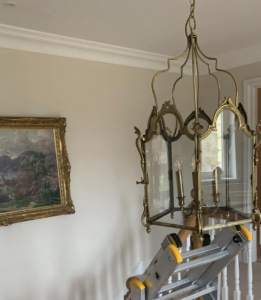Restoring A Chandelier
